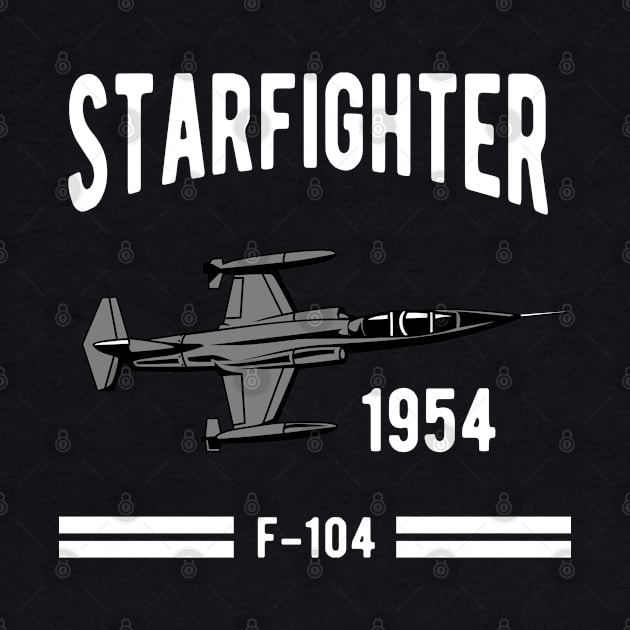 F-104 Starfighter Military Aircraft by Mandra